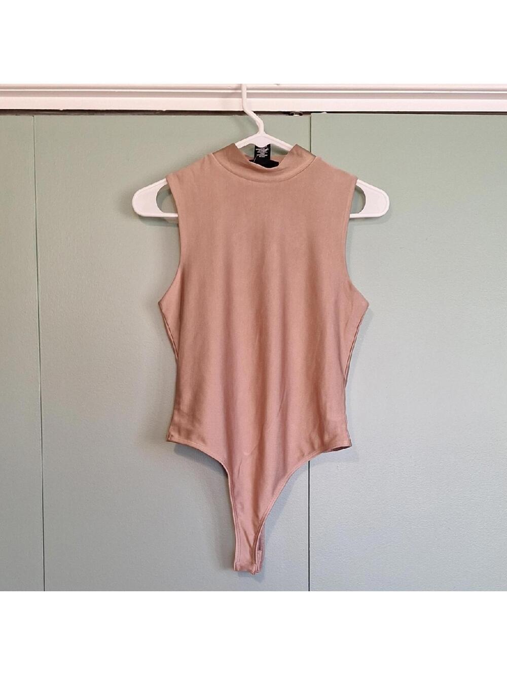 Bailey 44 Nude Sleeveless Tank Body Suit Size Small